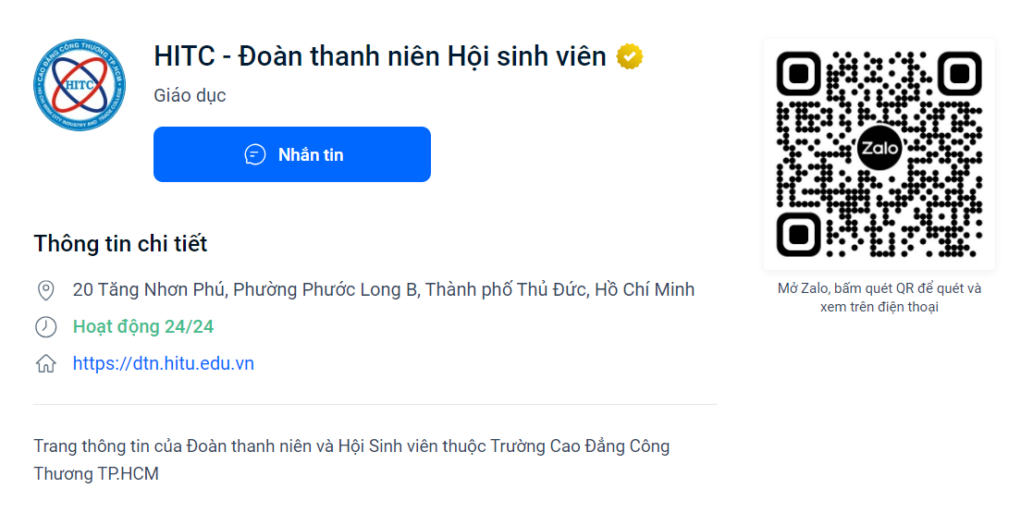 Kênh thông tin chính thức của Đoàn – Hội