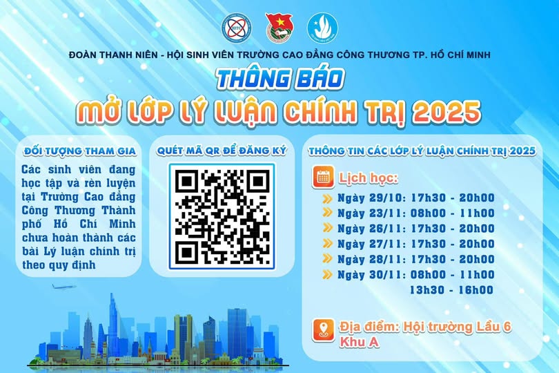 MỞ LỚP ĐĂNG KÝ THAM GIA LỚP HỌC 4 BÀI LÝ LUẬN CHÍNH TRỊ NĂM 2025