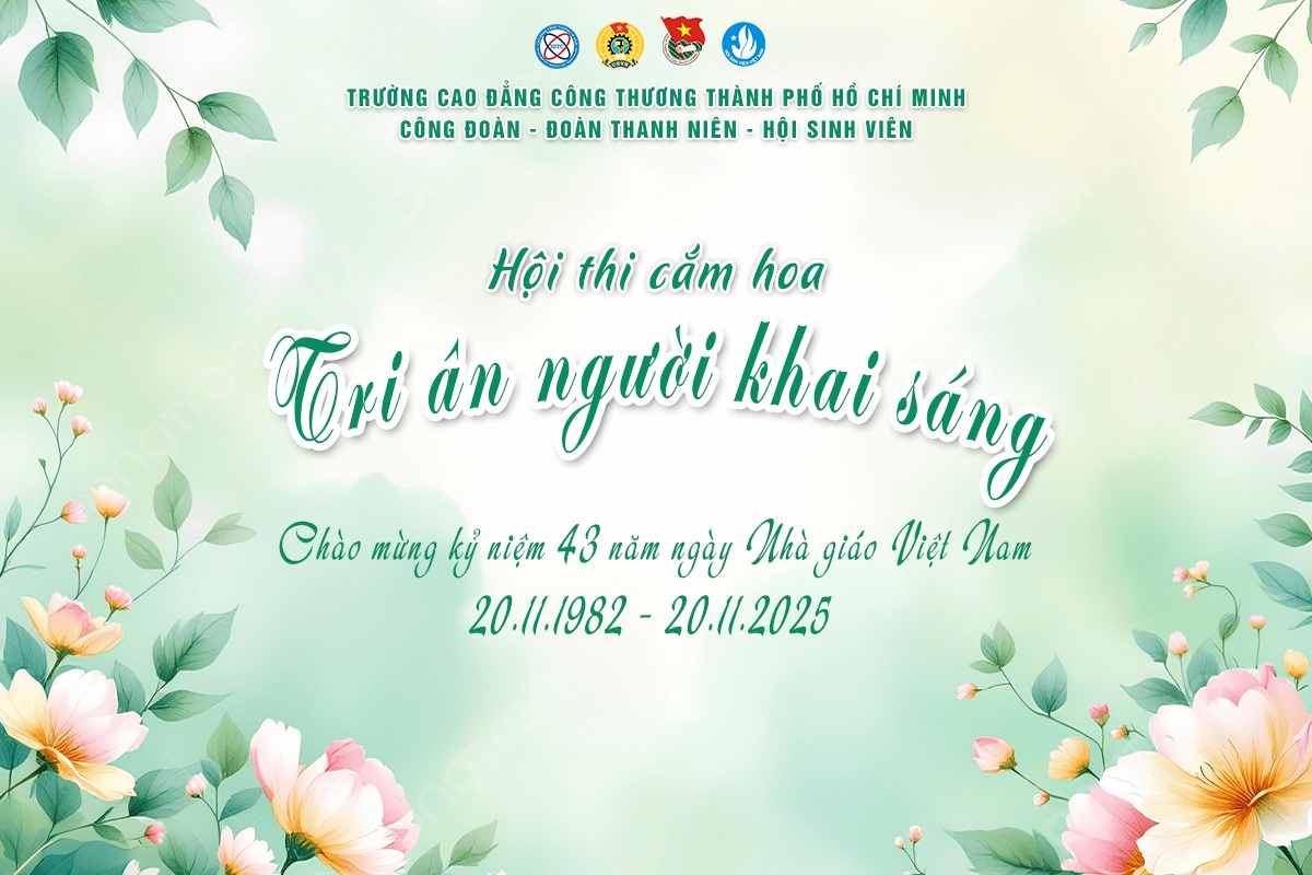 HỘI THI CẮM HOA CHÀO MỪNG NGÀY NHÀ GIÁO VIỆT NAM 20/11