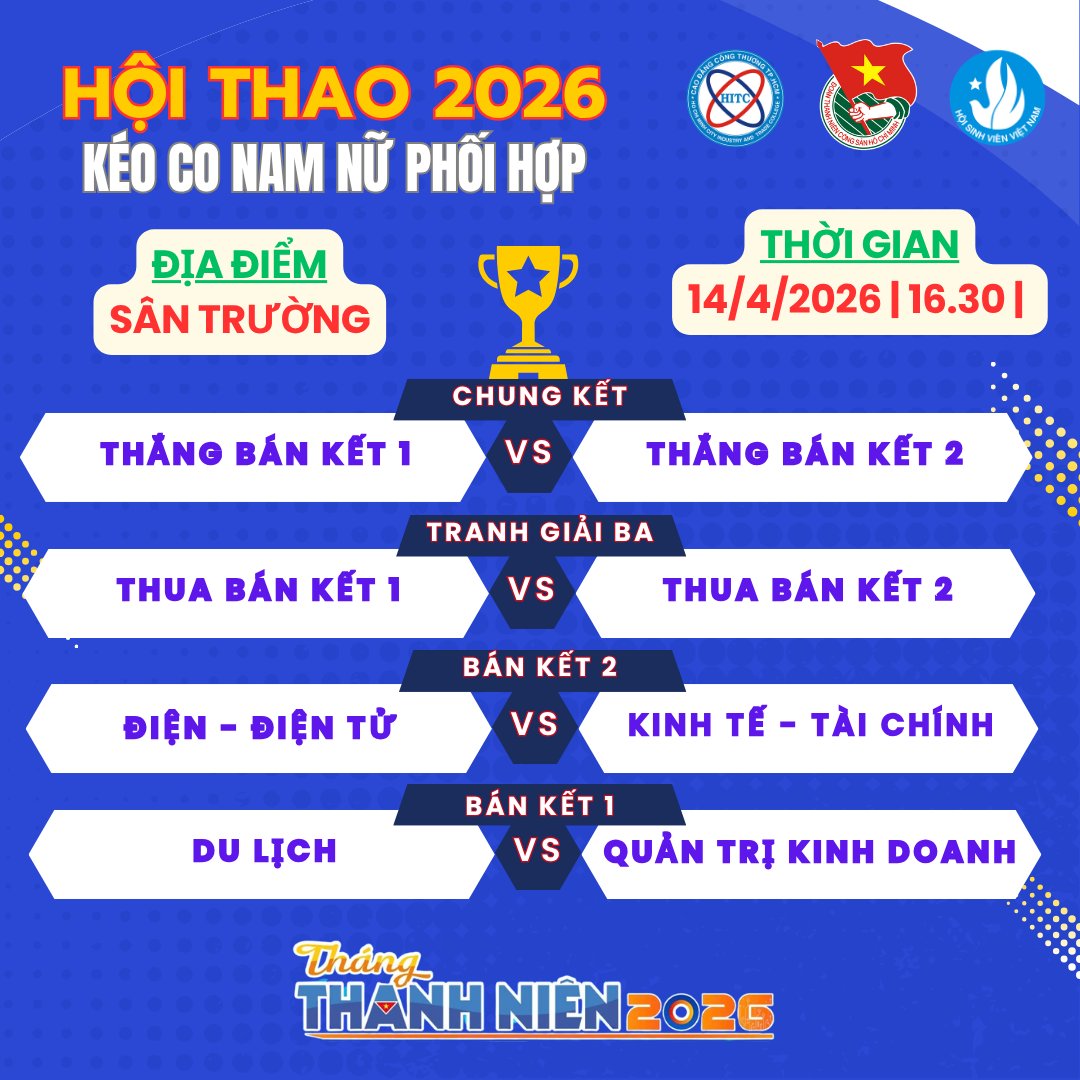 BÁN KẾT – CHUNG KẾT MÔN KÉO CO | HỘI THAO HITC 2026