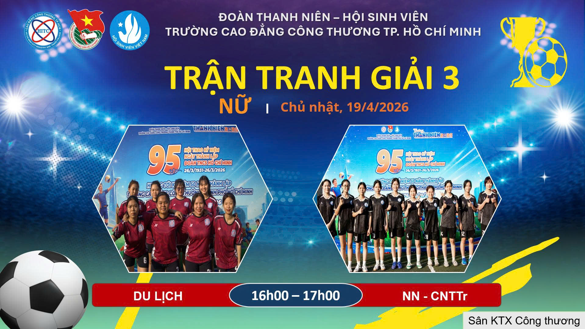 CHỦ NHẬT 19/04 – NGÀY TRANH TÀI ĐỈNH CAO & BẾ MẠC HỘI THAO 2026