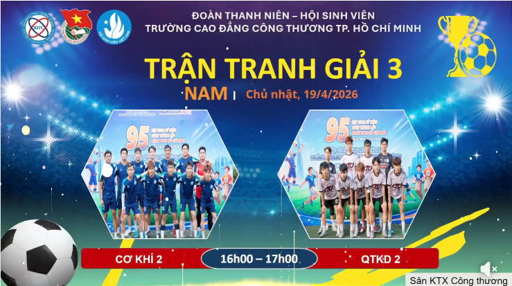 Trực tiếp: CƠ KHÍ 2  QTKD 2 | TRANH HẠNG BA