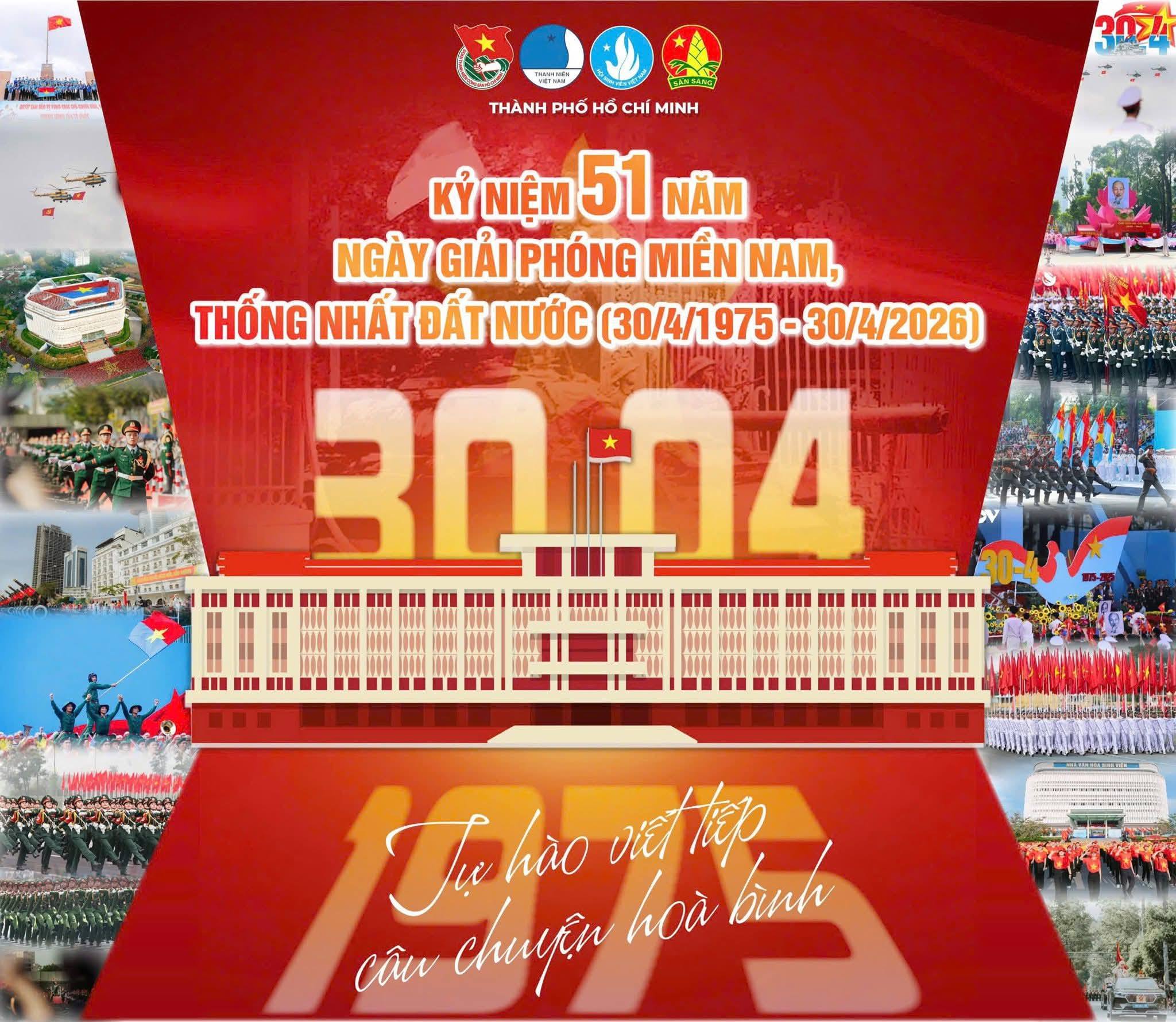 KỶ NIỆM 51 NĂM NGÀY GIẢI PHÓNG MIỀN NAM, THỐNG NHẤT ĐẤT NƯỚC (30/4/1975 – 30/4/2026)