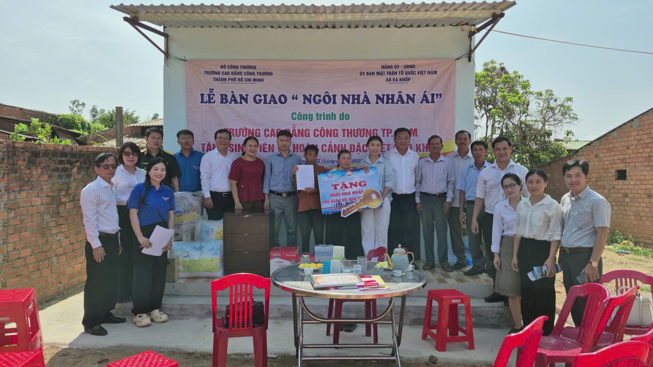 LỄ BÀN GIAO CÔNG TRÌNH THANH NIÊN NĂM HỌC 2025 – 2026 ✨ CÔNG TRÌNH “NGÔI NHÀ NHÂN ÁI” CHÍNH THỨC HOÀN THÀNH